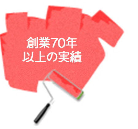 創業70年以上の実績